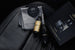 Aromatic 89 Car Care Set Dore, full set laid out on a leather seat