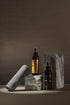 Aromatic 89 Car Care Set, spray and surface cleaner on stone blocks