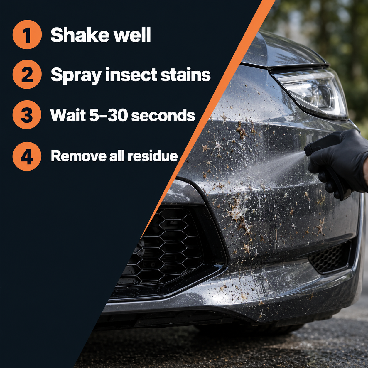 CarPro Bug Out Insect Stains Cleaner — How do I use it?