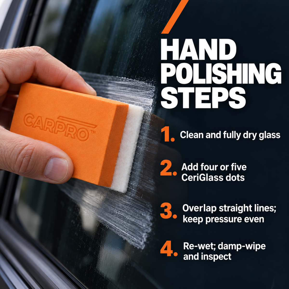 CarPro CeriGlass Applicator — How do I use it?