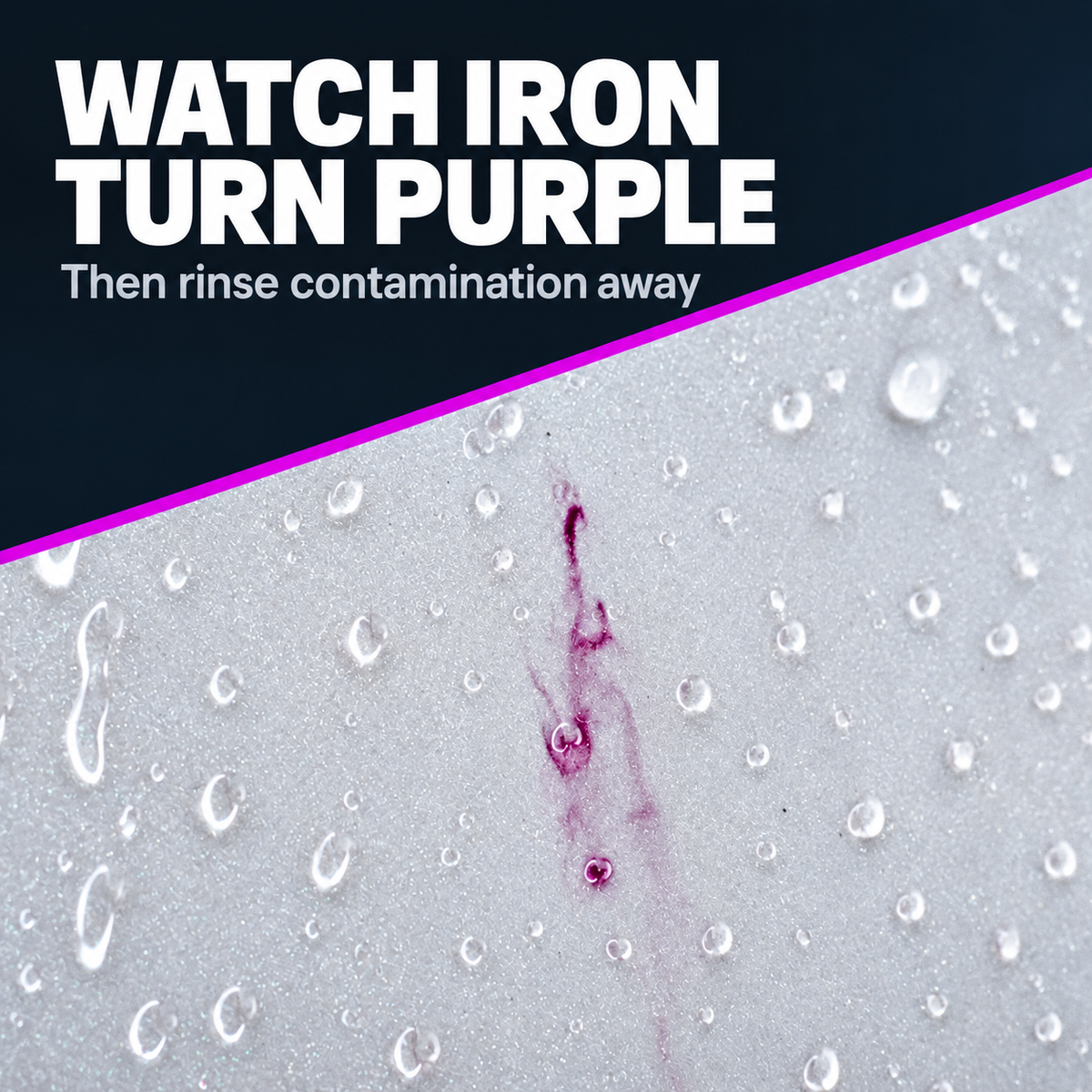 CarPro Cherry IronX Fallout Remover - Alloy Cleaner — What does the colour change mean?