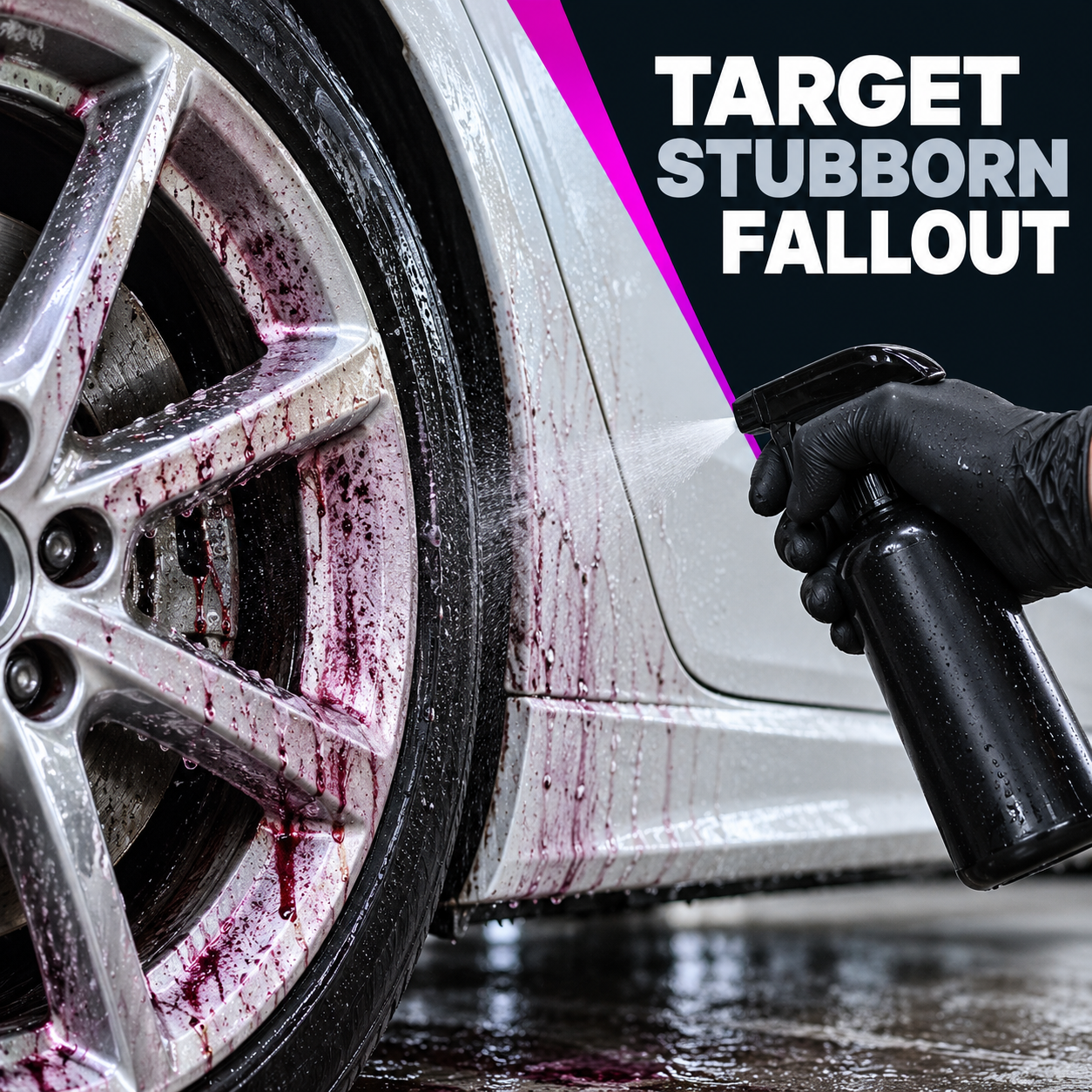 CarPro Cherry IronX Fallout Remover - Alloy Cleaner — What does application look like?