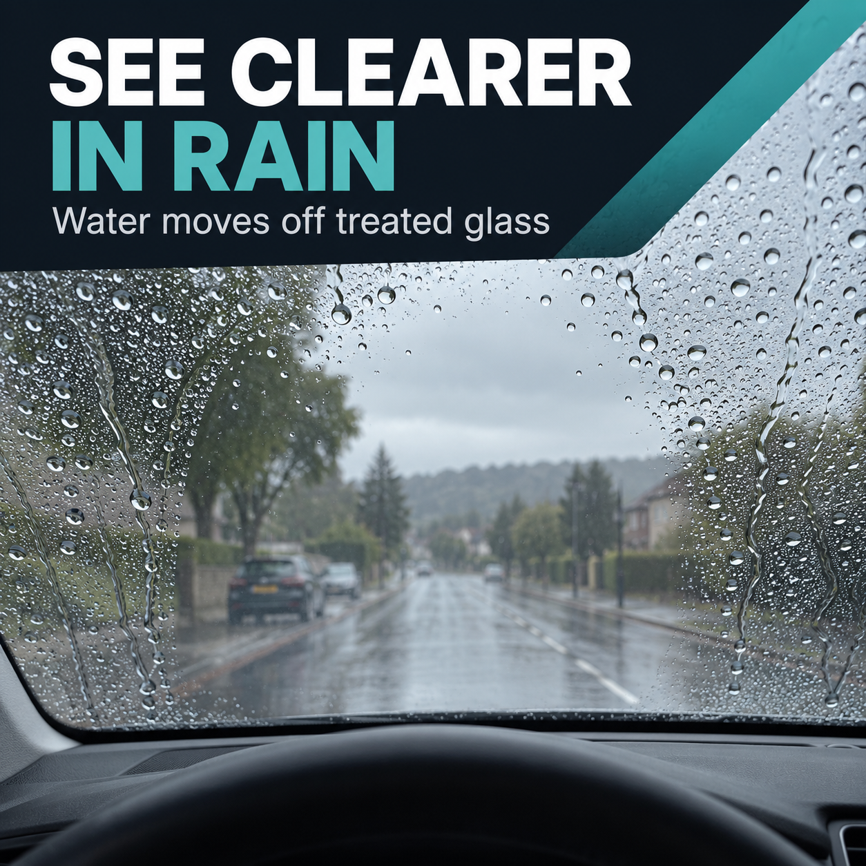 CarPro Clarify PHOBIC Glass Cleaner & Rain Repellent — What happens in rain?