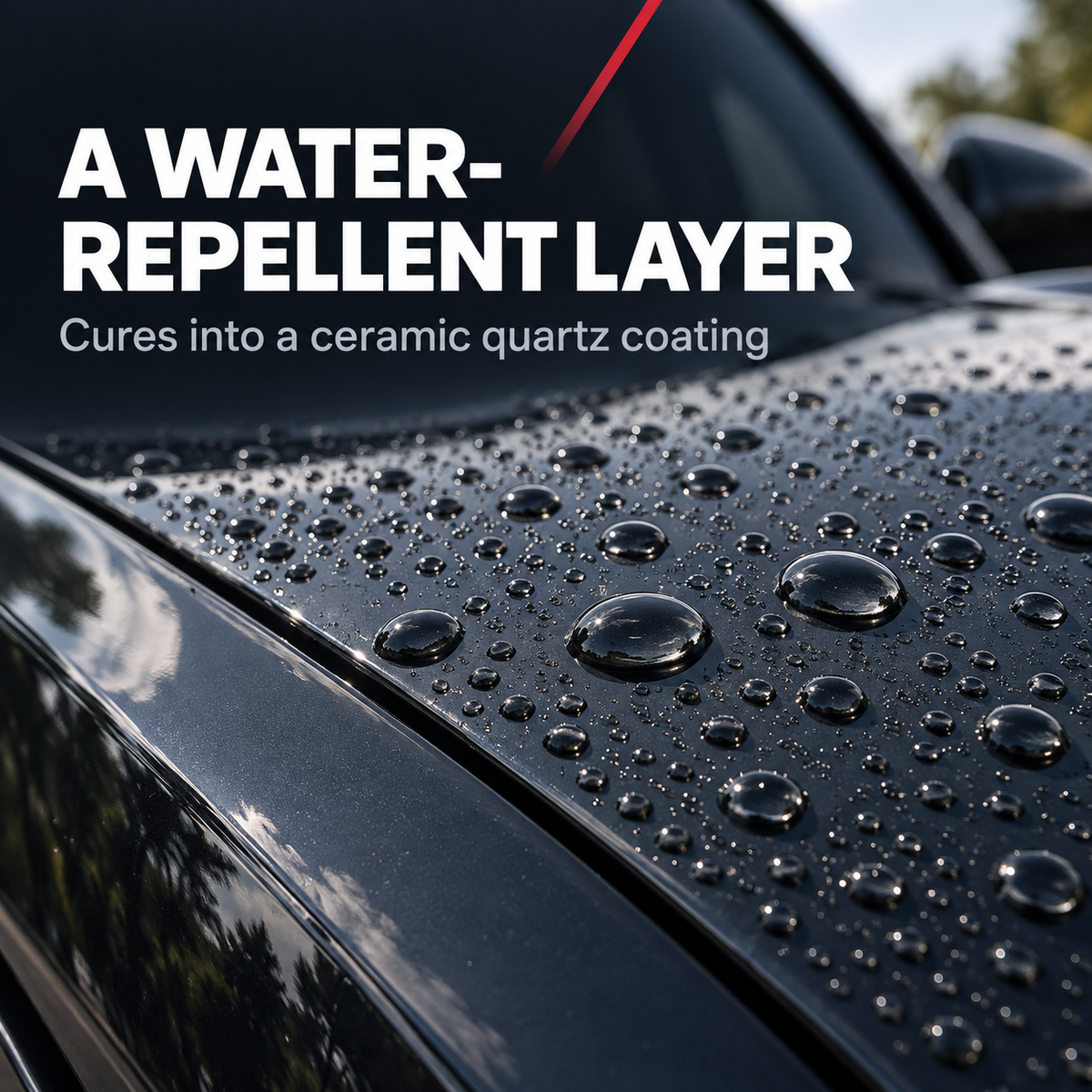 CarPro CQuartz CQUK 3.0 Ceramic Paint Protection Kit - 2 Years — How does it repel water?