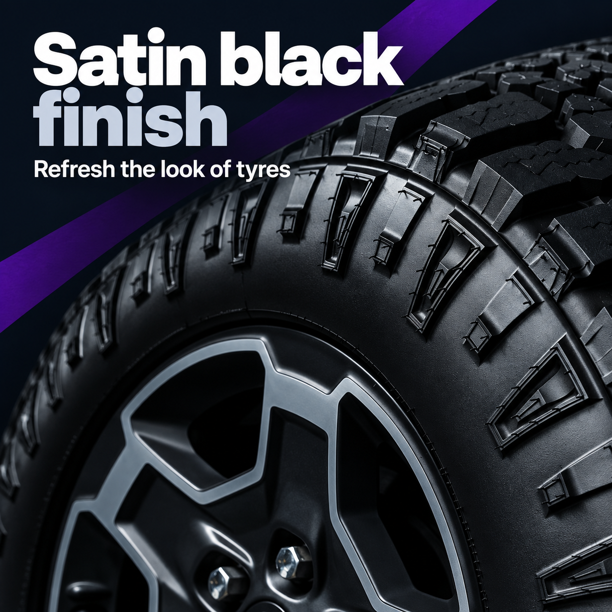 CarPro Dark Side - Tyre and Rubber Sealant — What finish will I get?