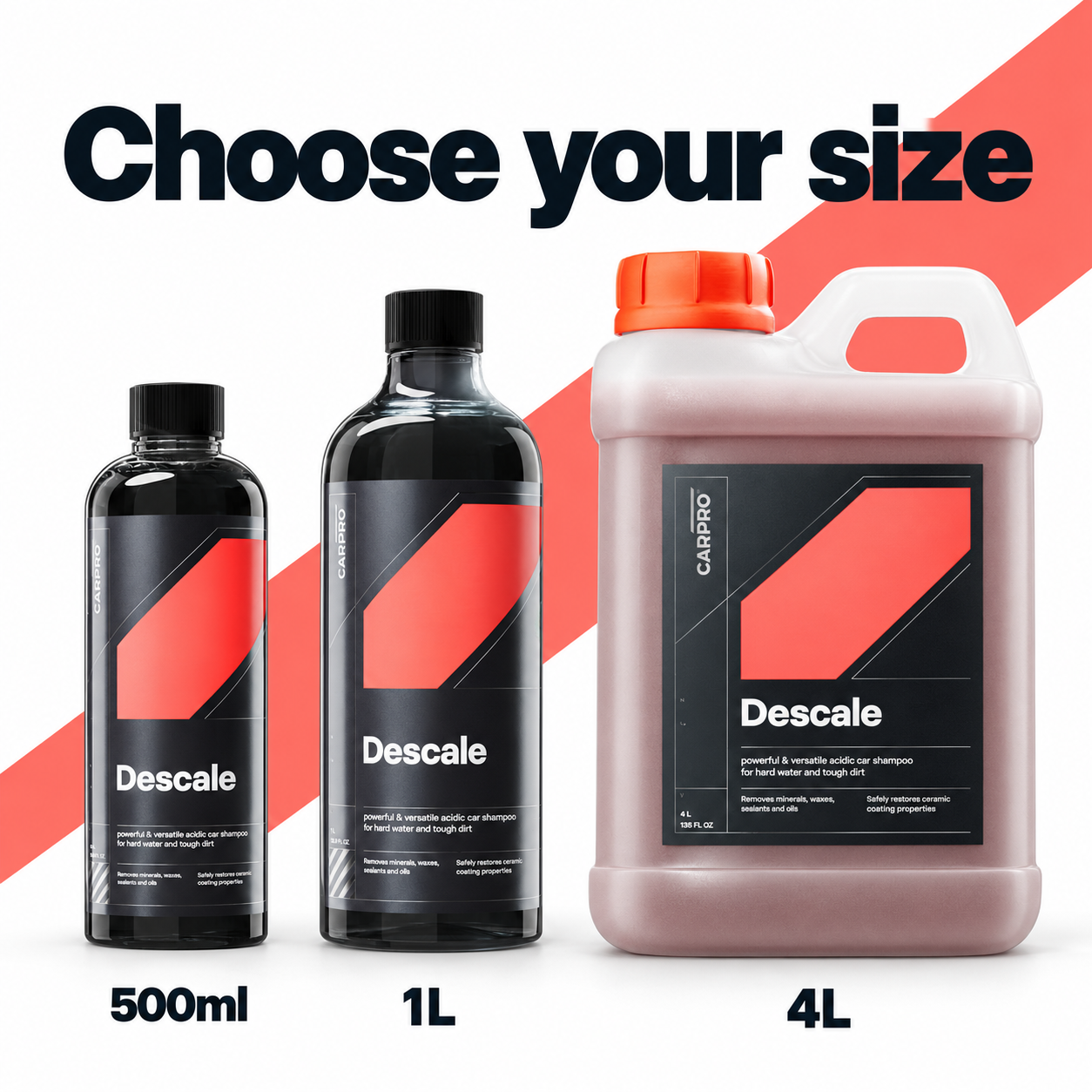 CarPro Descale Acid Wash — Which size can I buy?