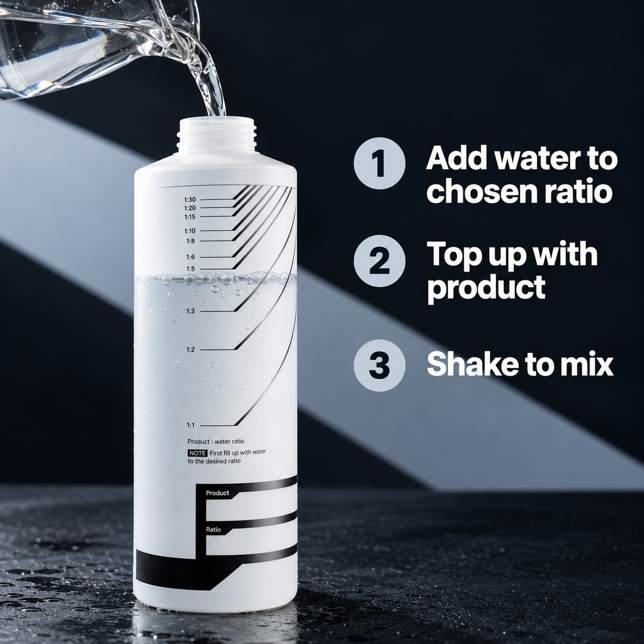 CarPro Dilute Mixer Bottle — How do I use it?