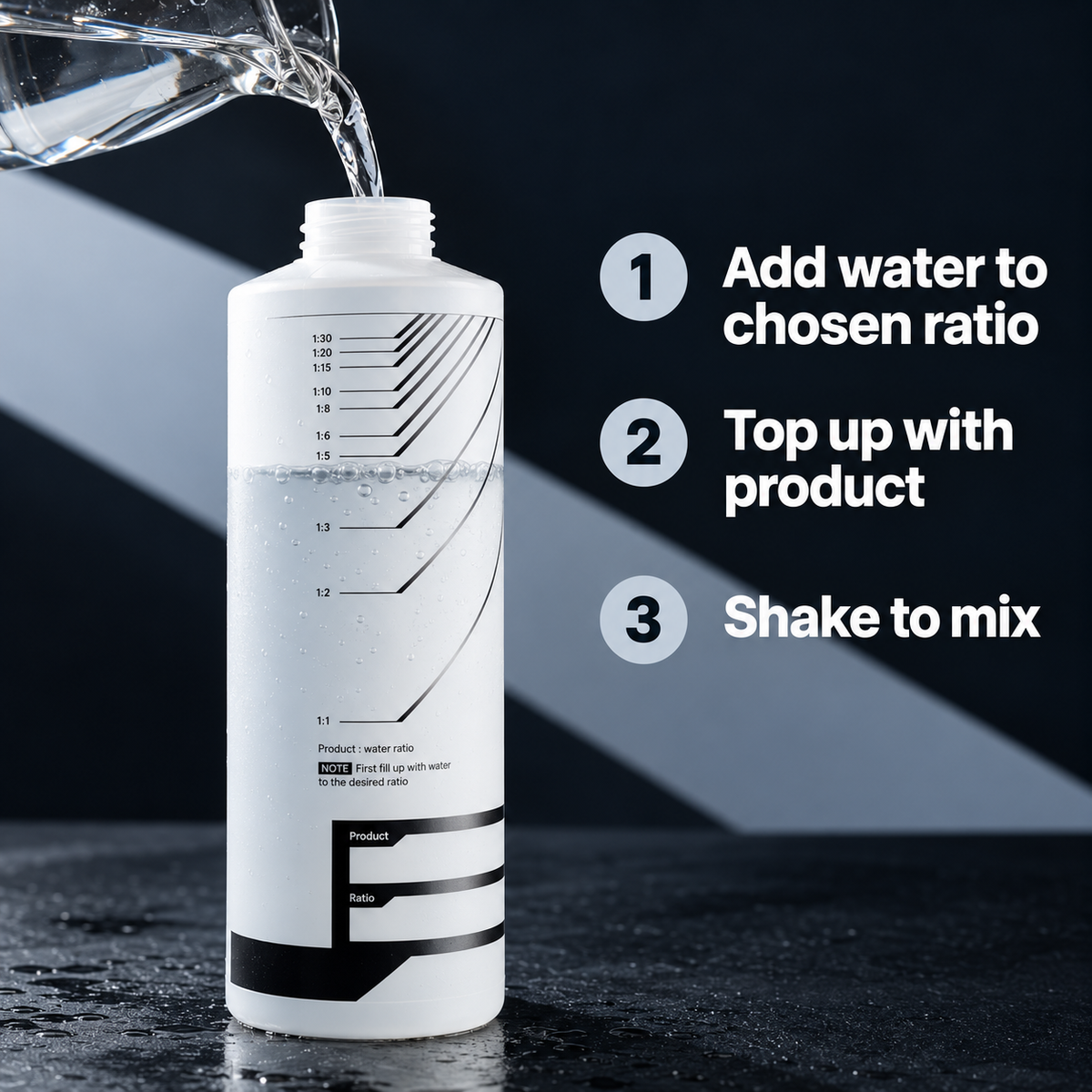 CarPro Dilute Mixer Bottle — How do I use it?