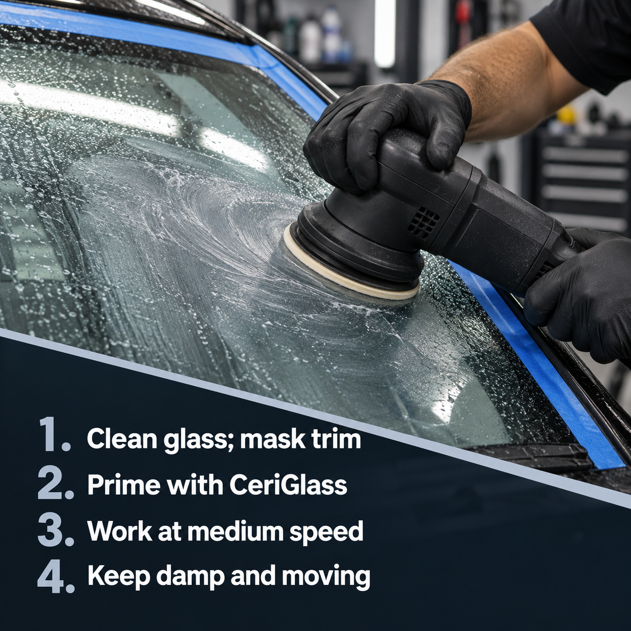 CarPro Glass Rayon Polishing Pad (Various Sizes) — How do I use it?