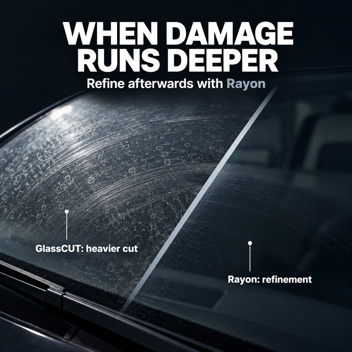CarPro GlassCUT Pad (Various Sizes) — When should I choose GlassCUT?
