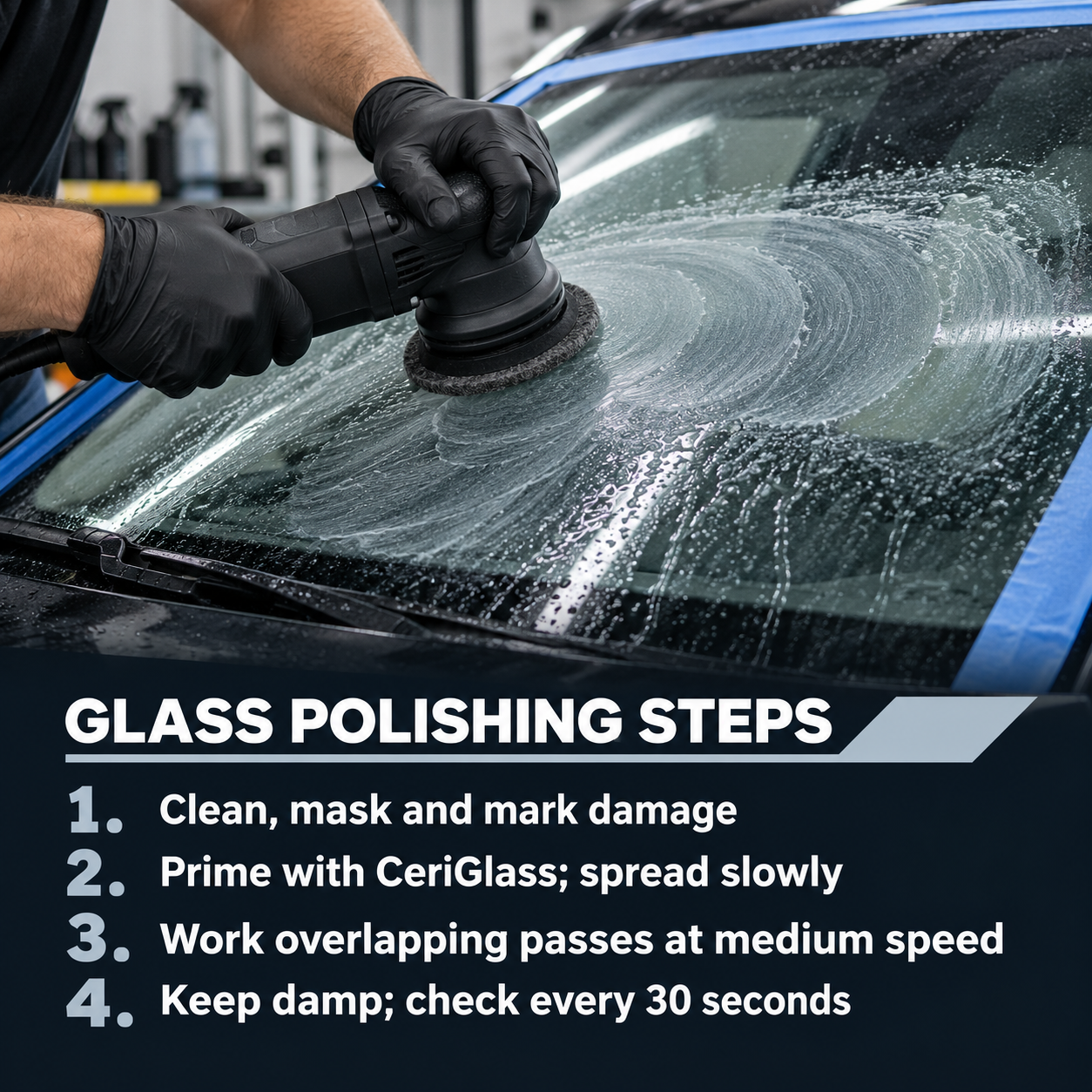 CarPro GlassCUT Pad (Various Sizes) — How do I work with it?
