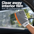 CarPro Glass Mitt for Inner Glass - Microfibre Blend Cloth — What does it remove?