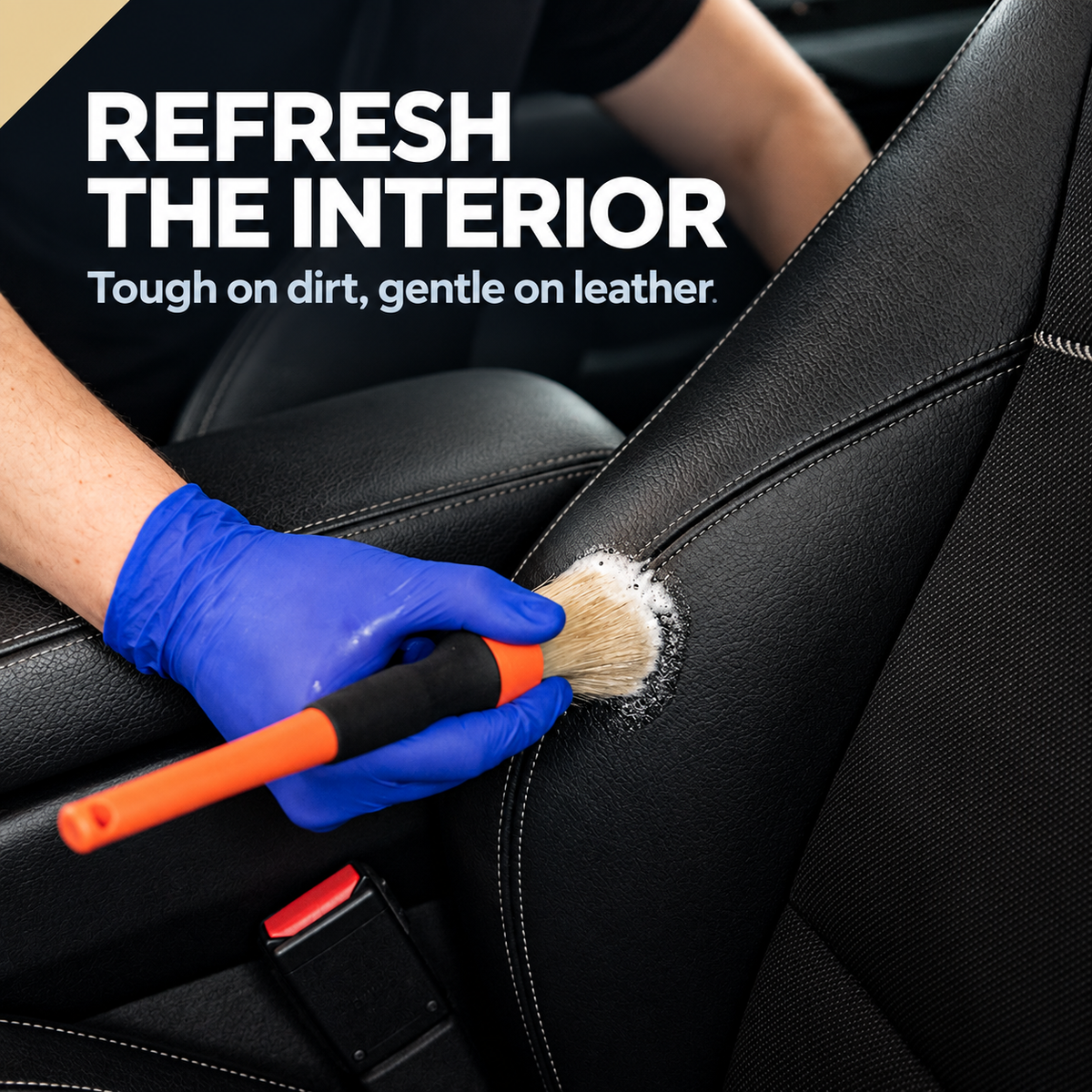 CarPro Inside Multipurpose & Leather Cleaner — What does cleaning look like?