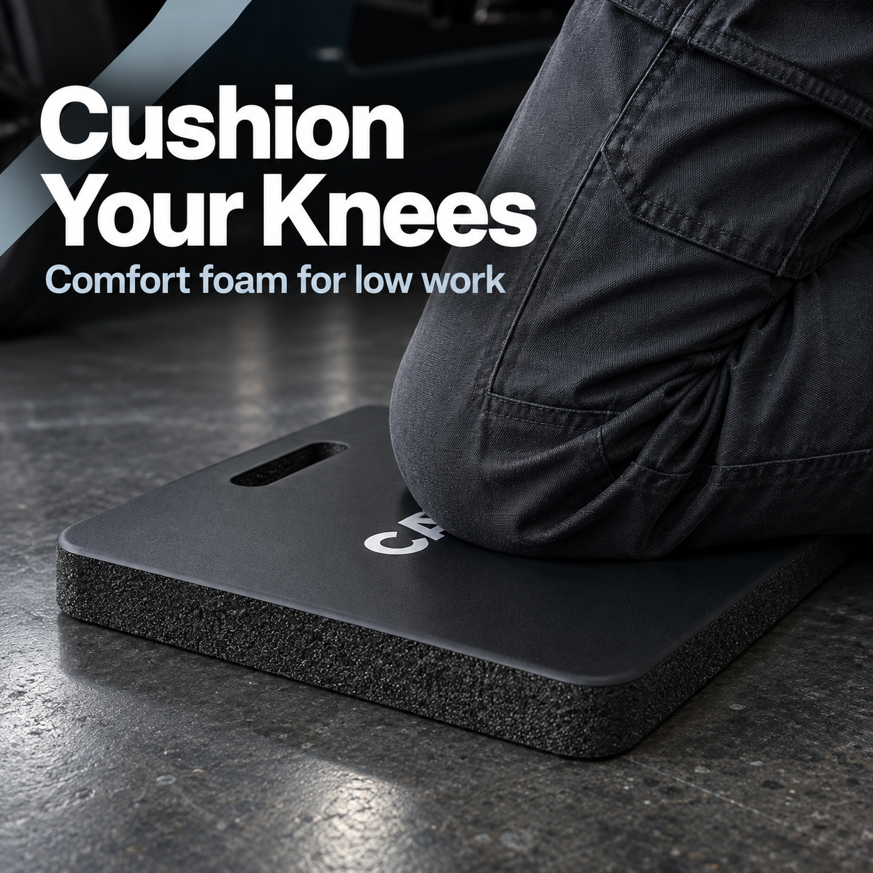 CarPro Kneeling Pad - Comfort Foam Technology — Why use it on hard floors?