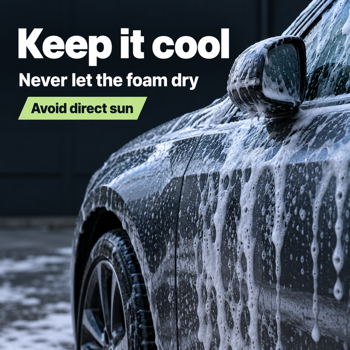 CarPro Lift - Prewash & Snow Foam — What conditions should I avoid?