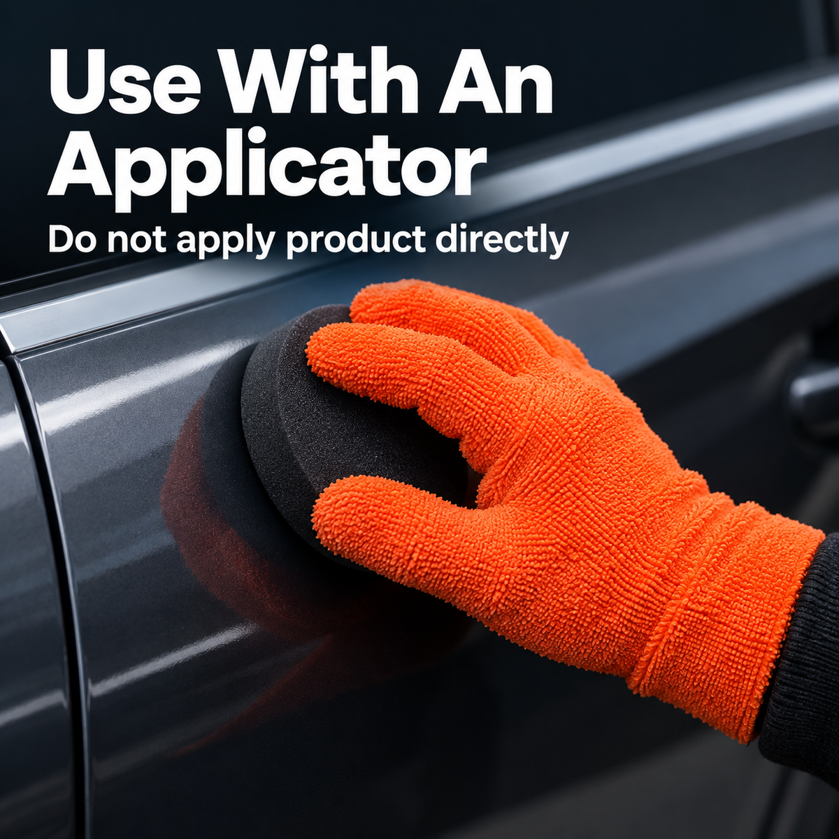 CarPro Microfibre Gloves — Do the gloves apply material directly?