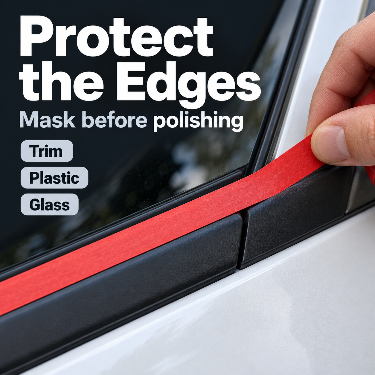 CarPro Red Low Tack Masking Tape - Protective Tape — Where can I protect surfaces?