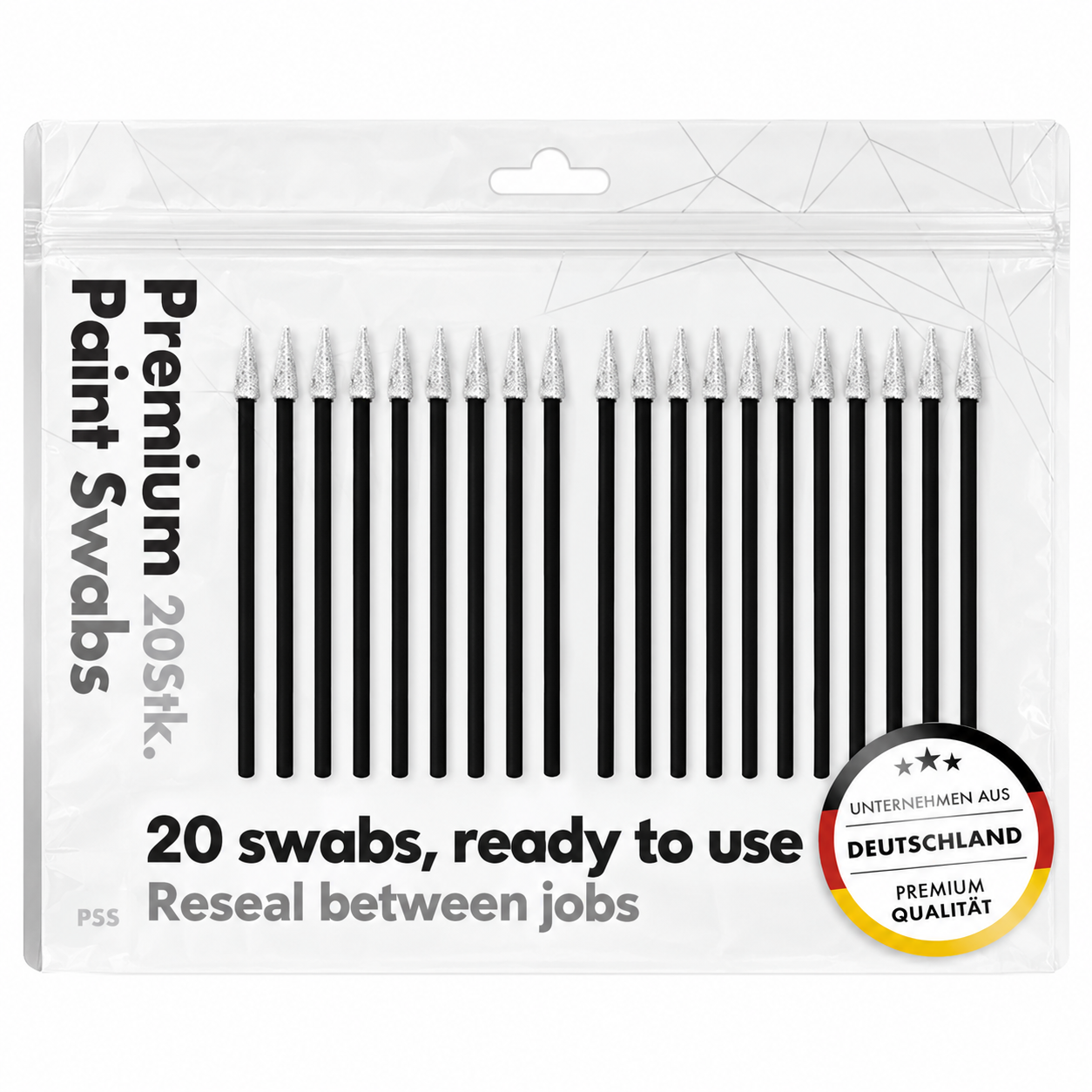 ChemicalWorkz Paint Swab Set - 20 Pack — What comes in the pack?