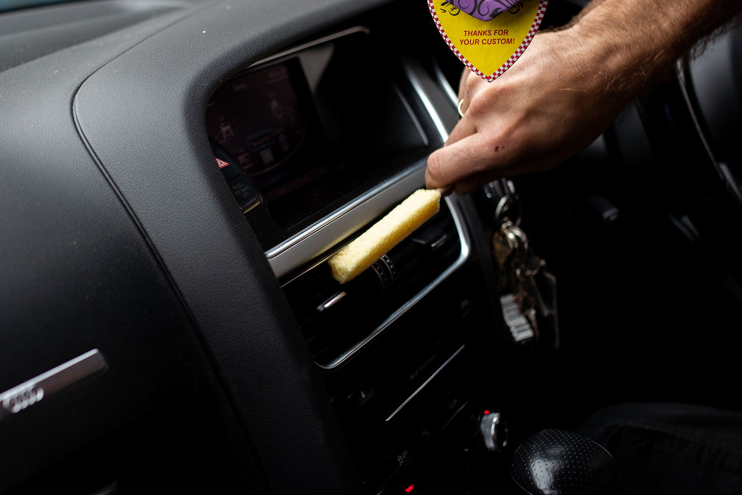 Diamond Grille Sponge in use 6