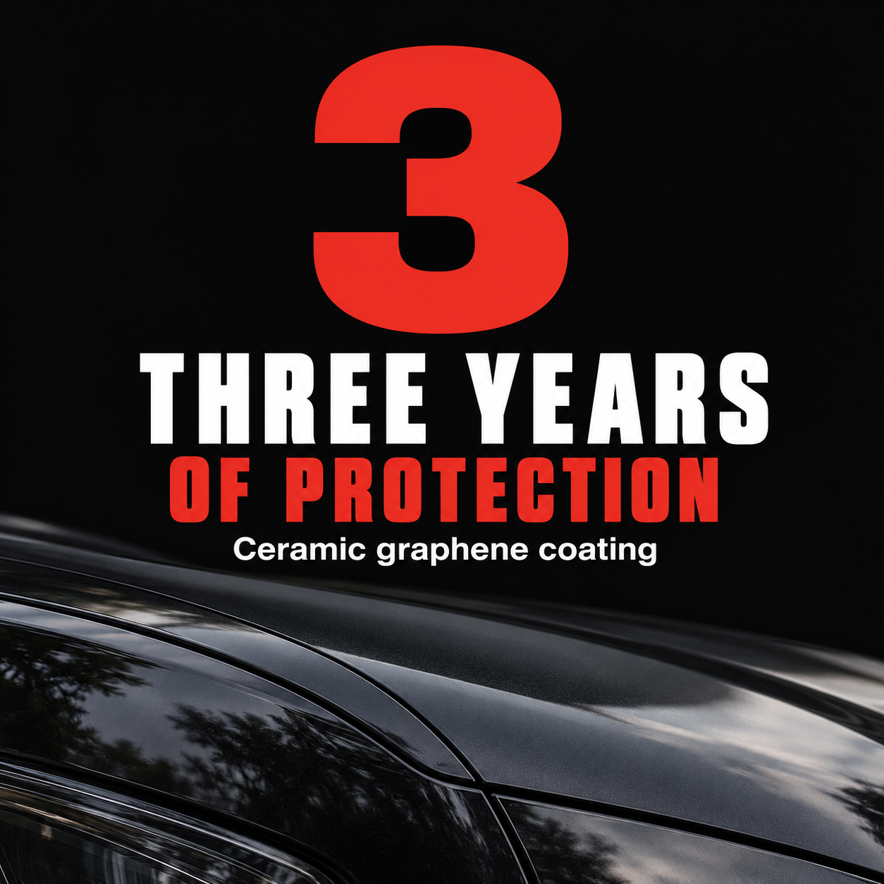 DIY Detail 3 Year Graphene Coating - T3 — How long does protection last?