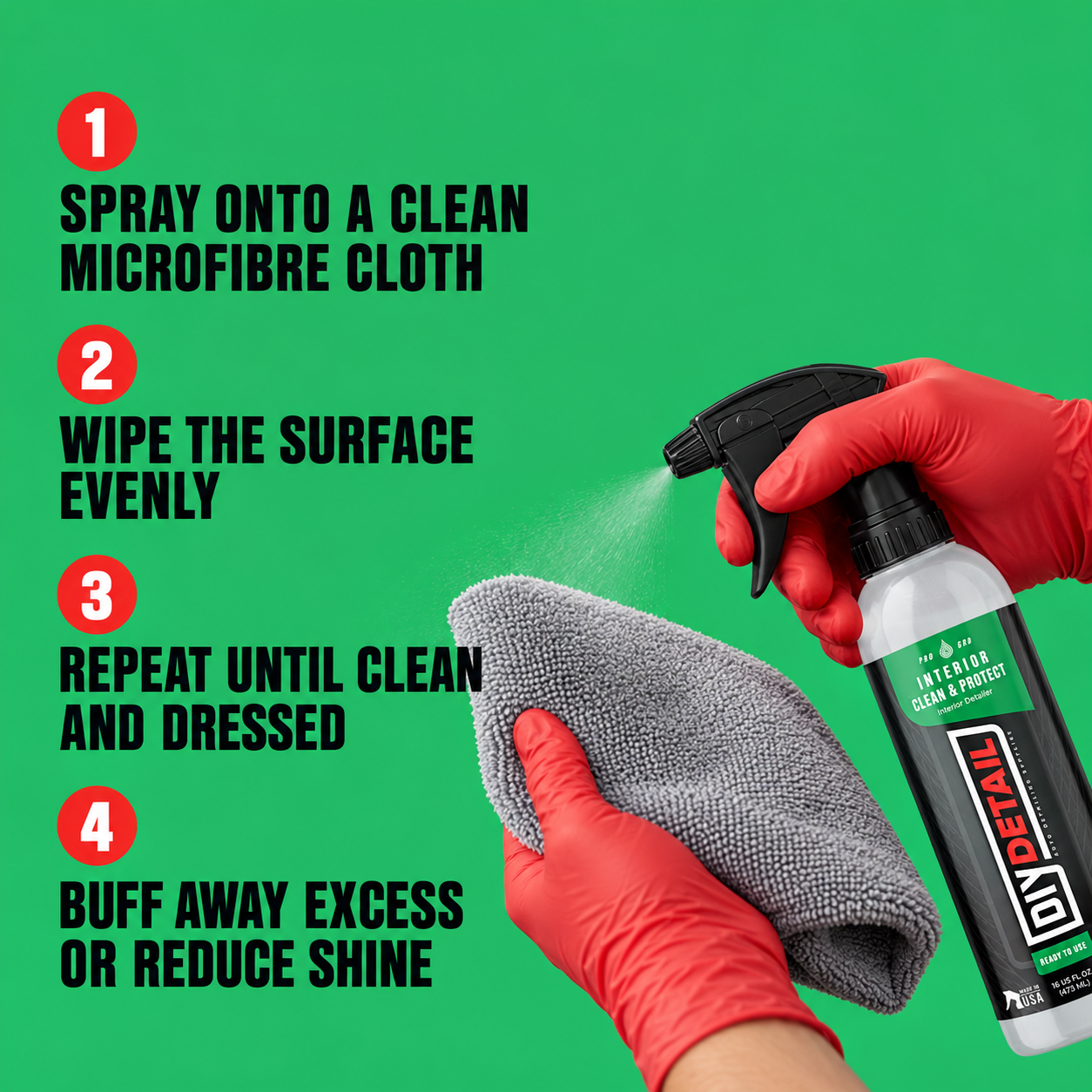 DIY Detail Interior Clean & Protect — How do I apply it?