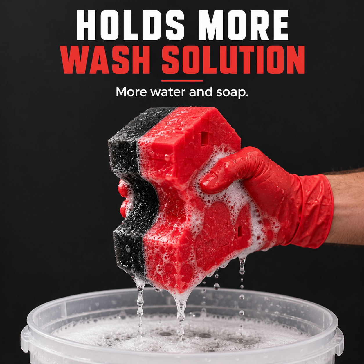 DIY Detail Legacy Sponge — Holds wash solution?