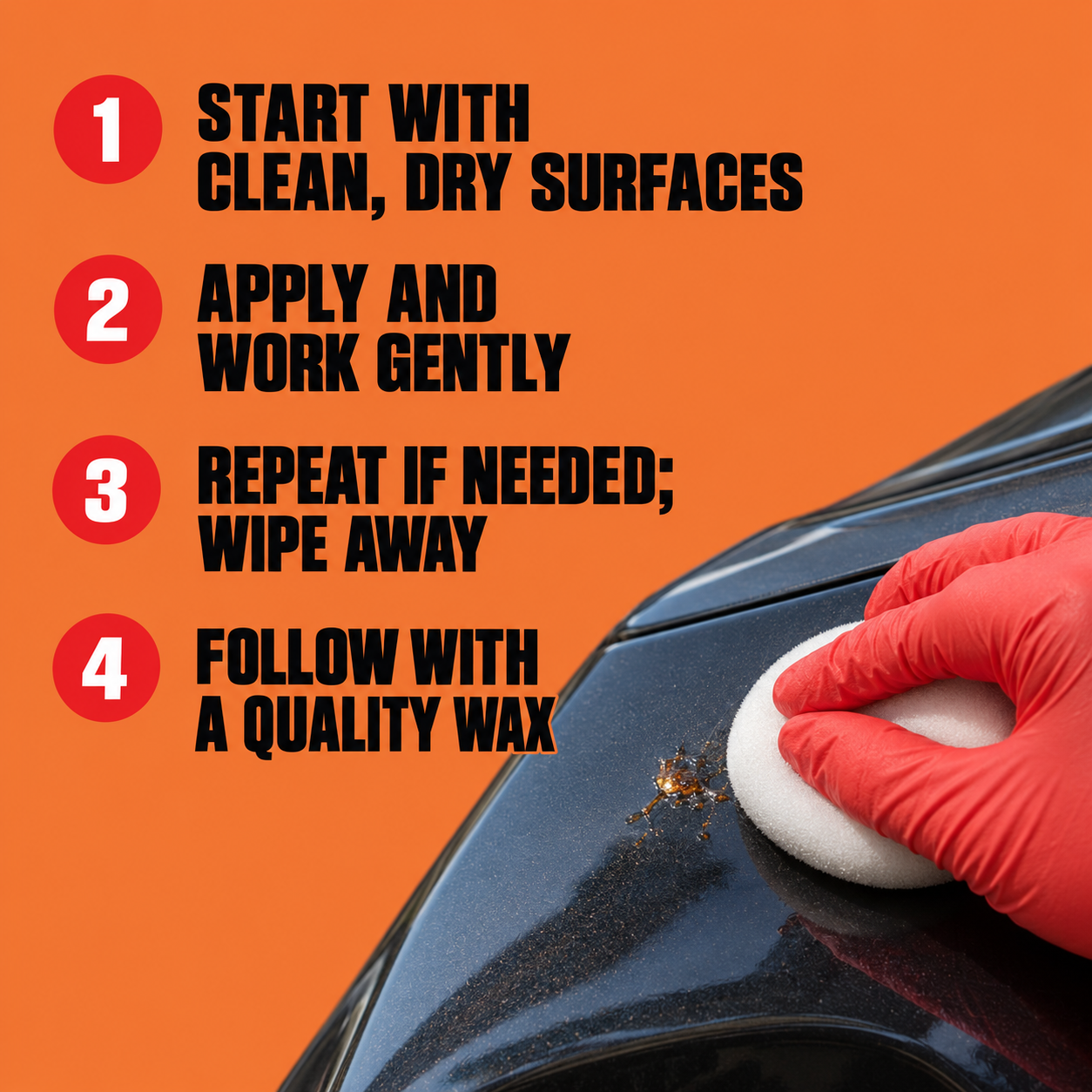 DIY Detail Tree Sap Remover — How do I apply it?