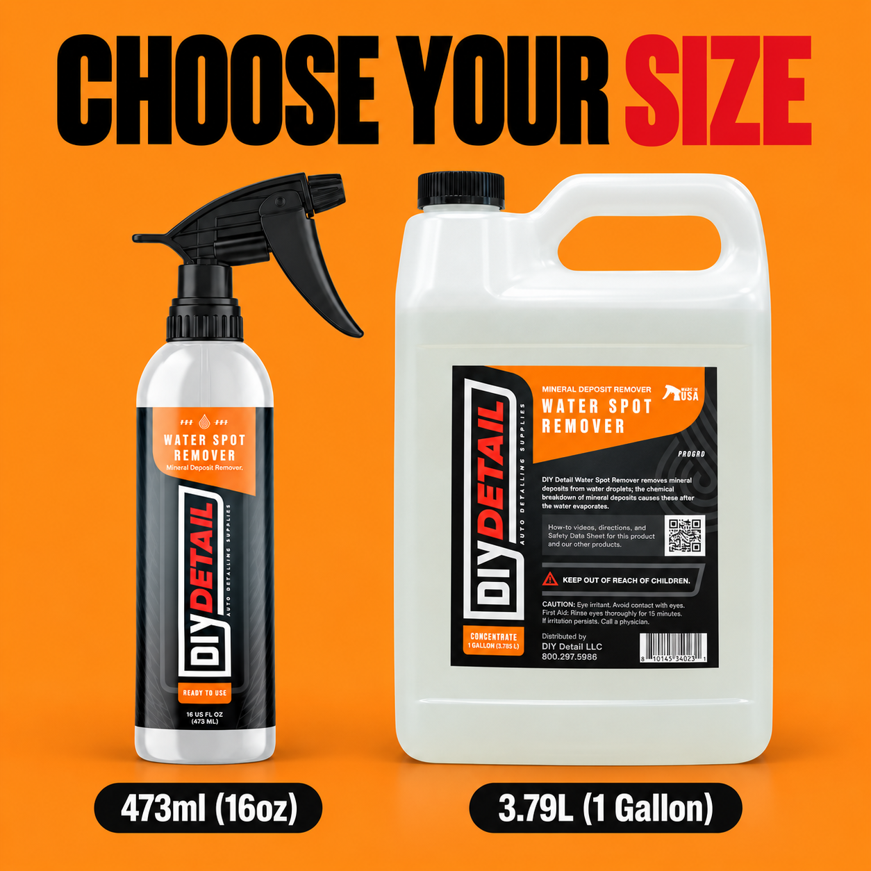 DIY Detail Water Spot Remover — Which size?
