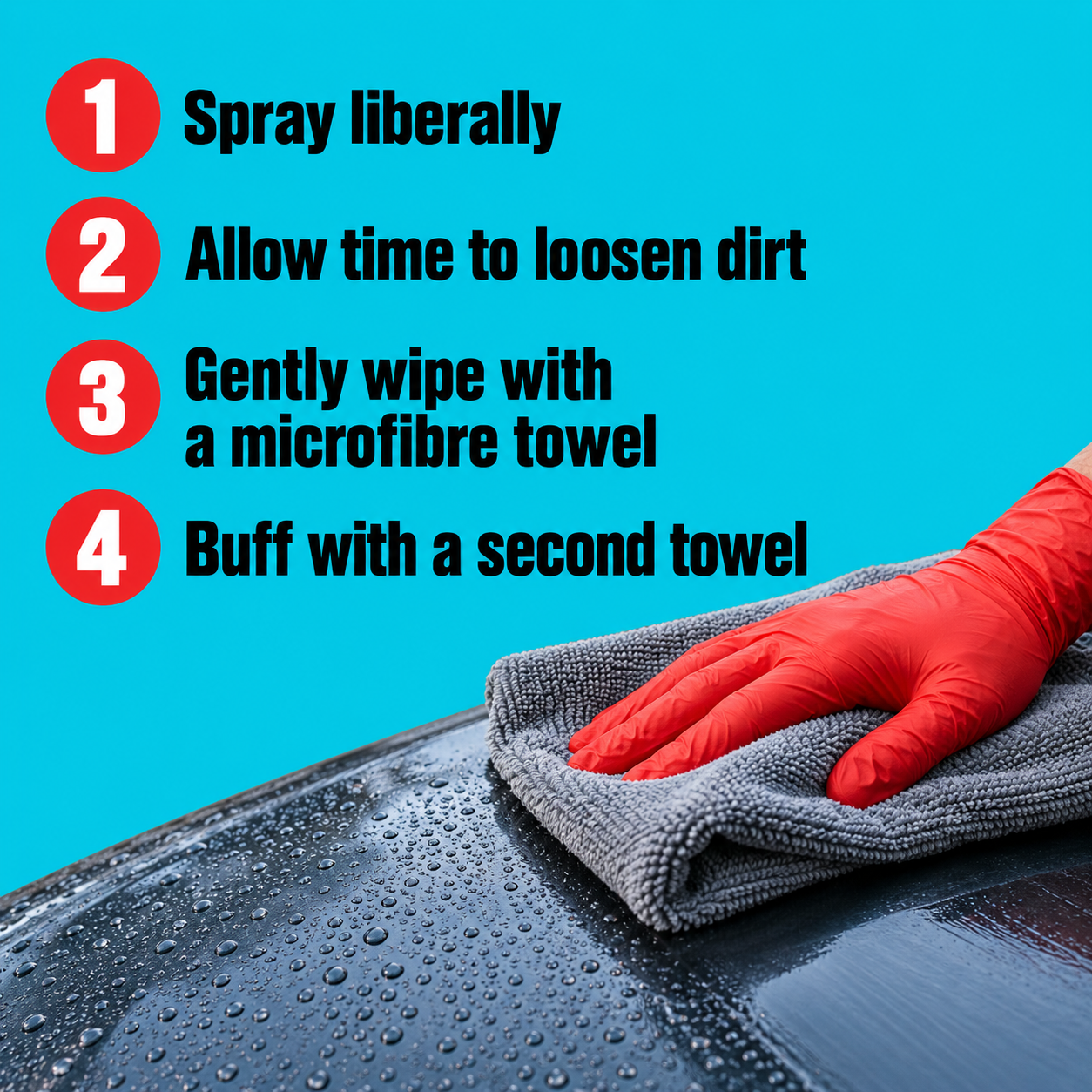 DIY Detail Waterless Wash — How do I use it?