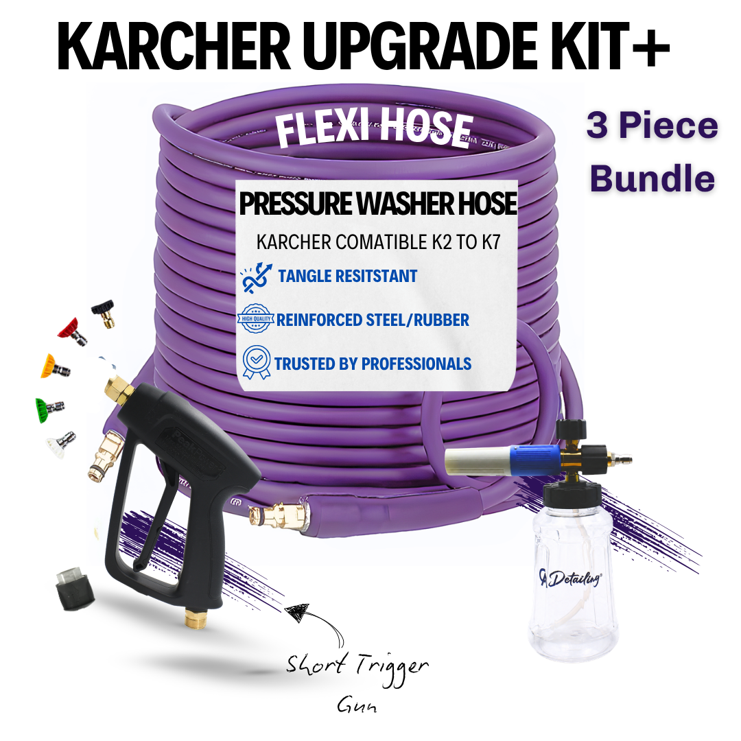Ultimate Karcher K Series Upgrade Bundle: FLEXI Hose, Trigger Gun, Foam Lance
