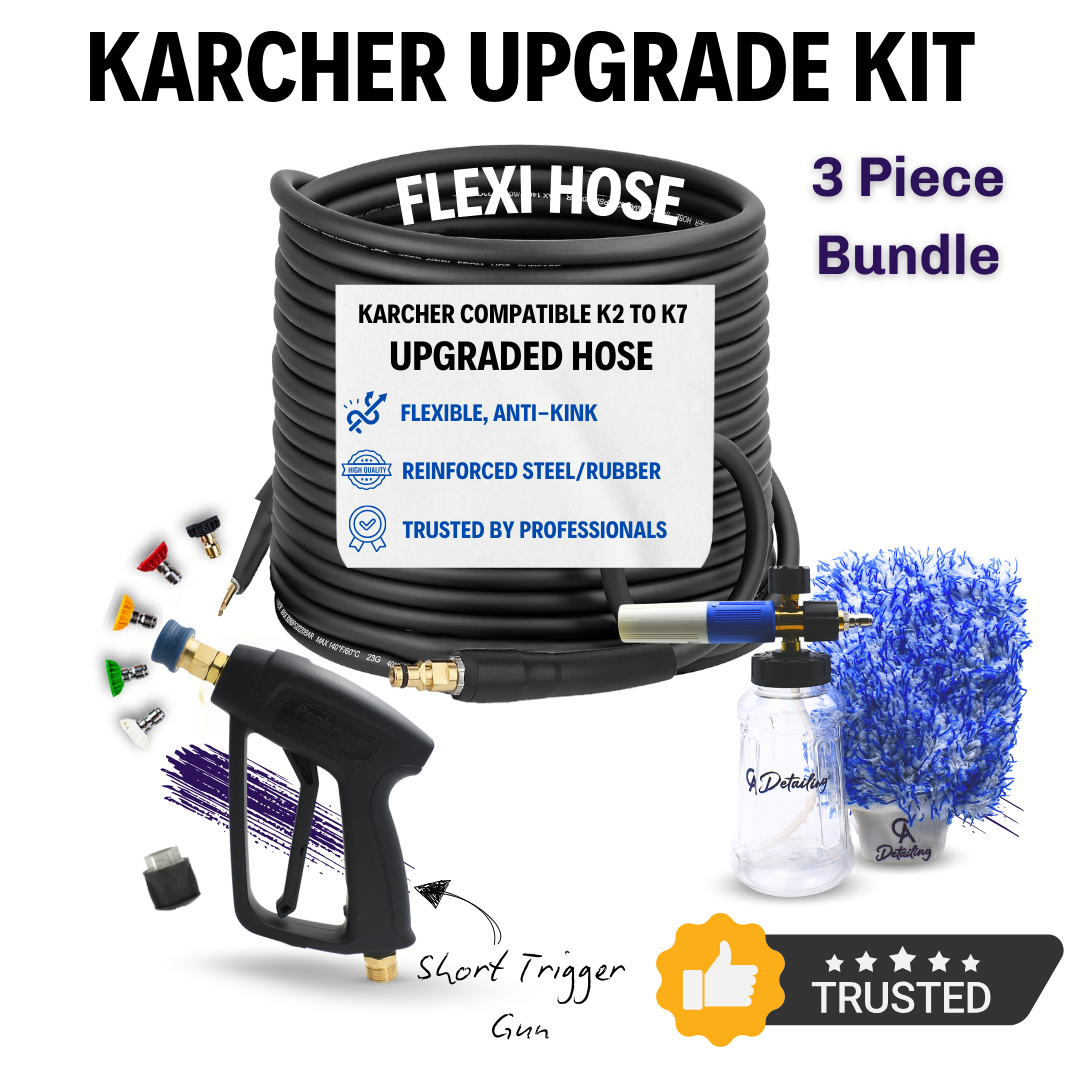 Ultimate Karcher K Series Upgrade Bundle: FLEXI Hose, Trigger Gun, Foam Lance