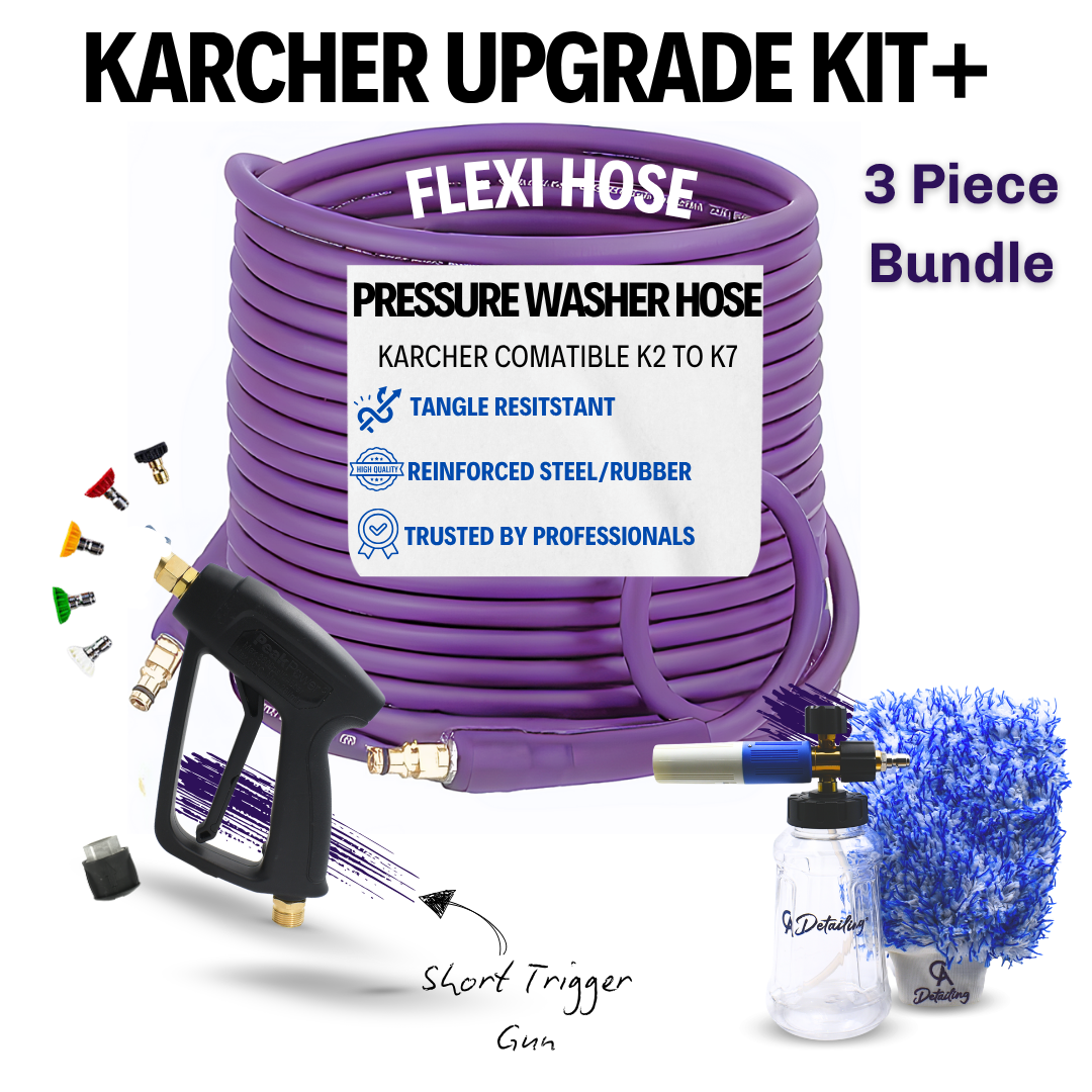 Ultimate Karcher K Series Upgrade Bundle: FLEXI Hose, Trigger Gun, Foam Lance