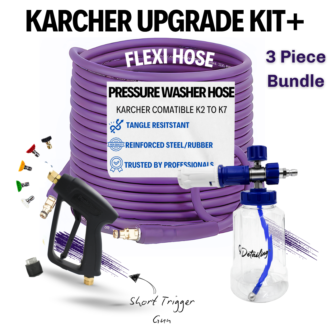 Ultimate Karcher K Series Upgrade Bundle: FLEXI Hose, Trigger Gun, Foam Lance