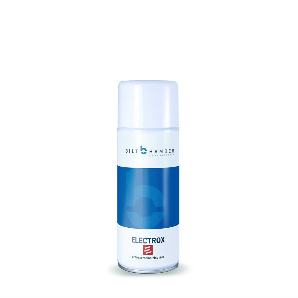 Bilt Hamber Electrox 400ml zinc-rich anti-corrosion primer aerosol, front label