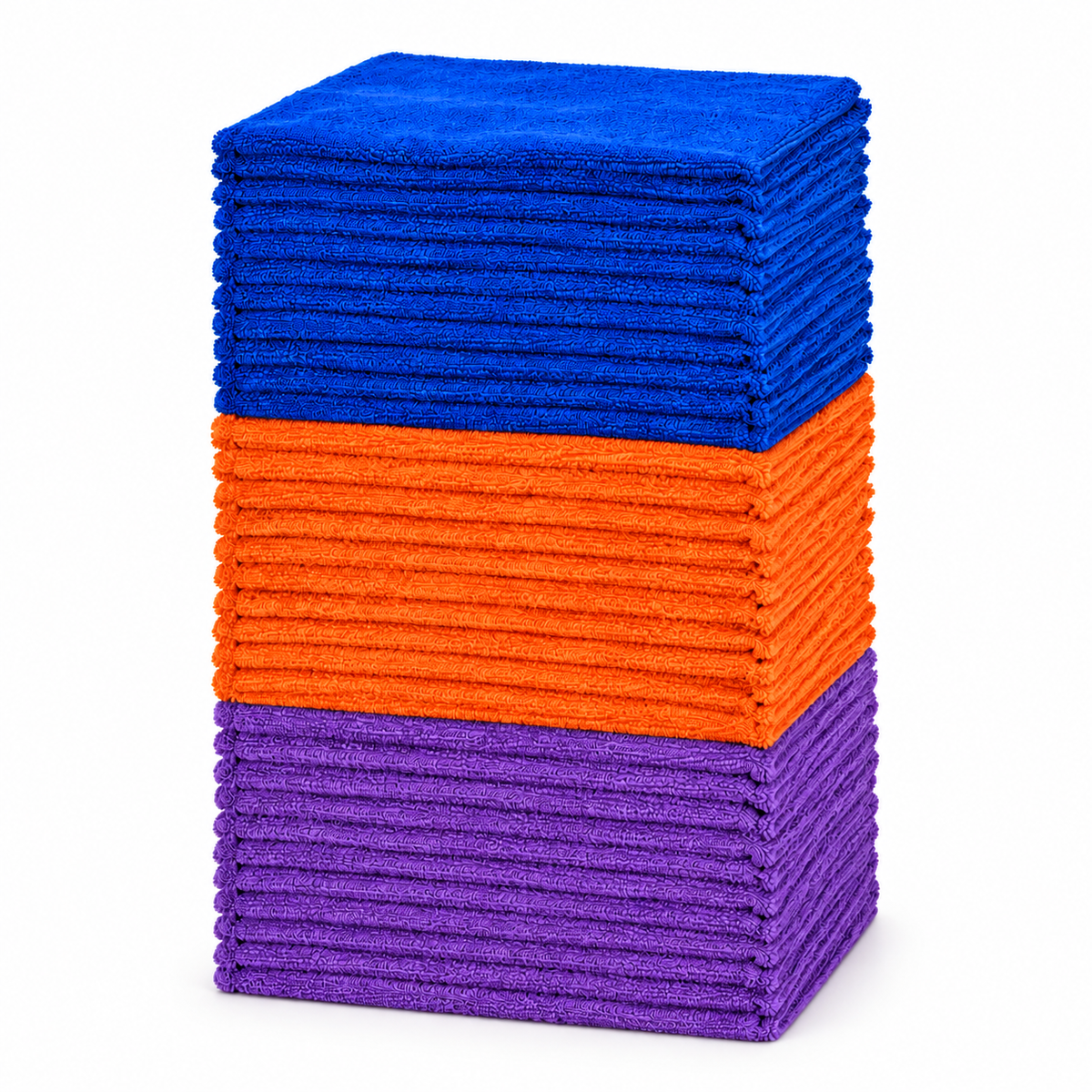 DTL LAB DL450 Plush Dual Pile Edgeless Microfibre Towels 450gsm, 40x40cm