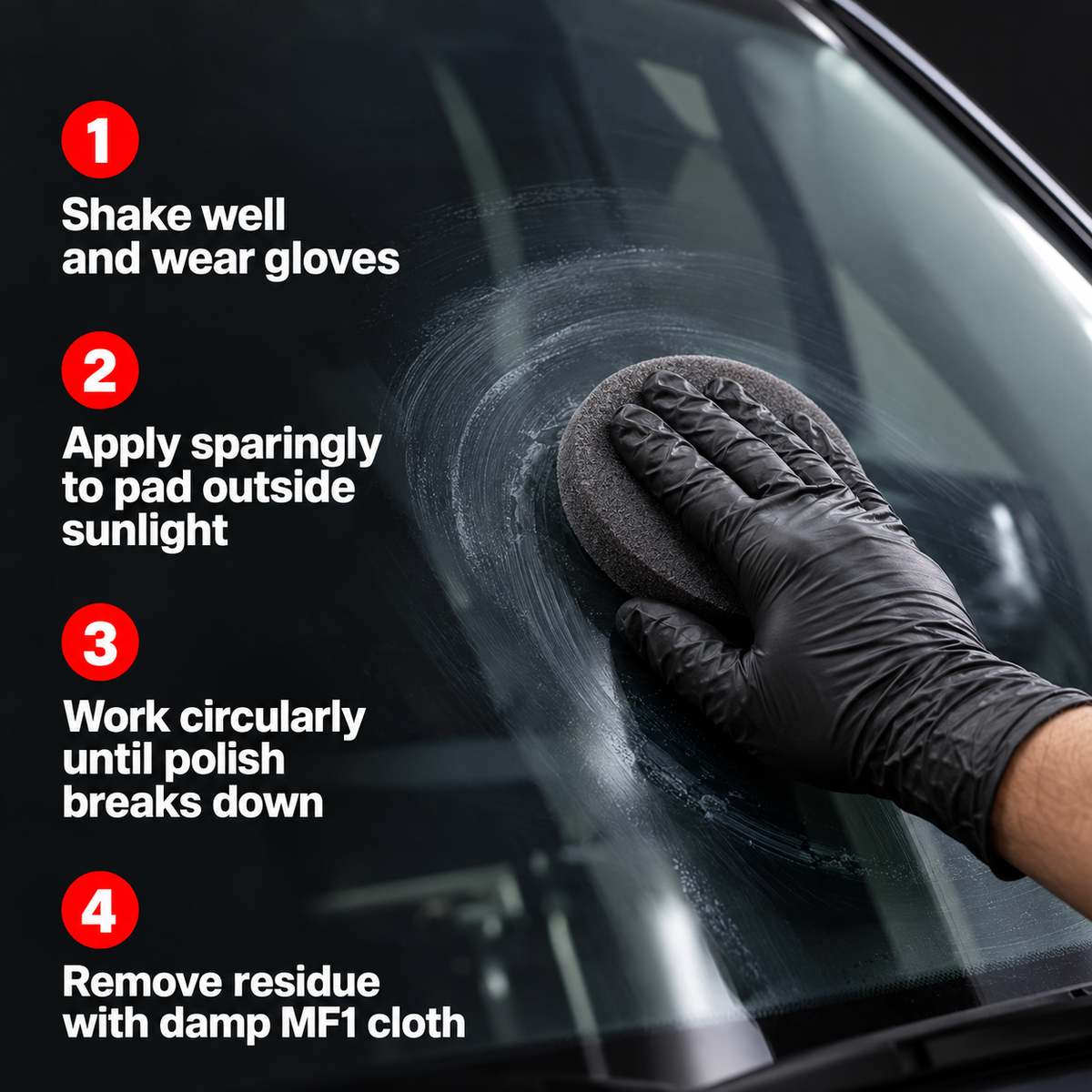 G4 Nanotech Glass Polish — How do I apply it?