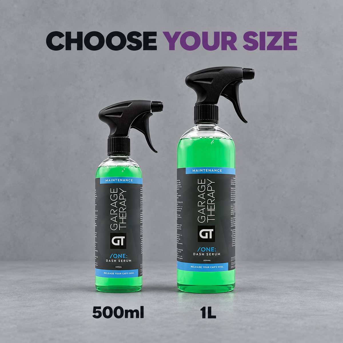 Garage Therapy /ONE: Dash Serum — Which size can I choose?