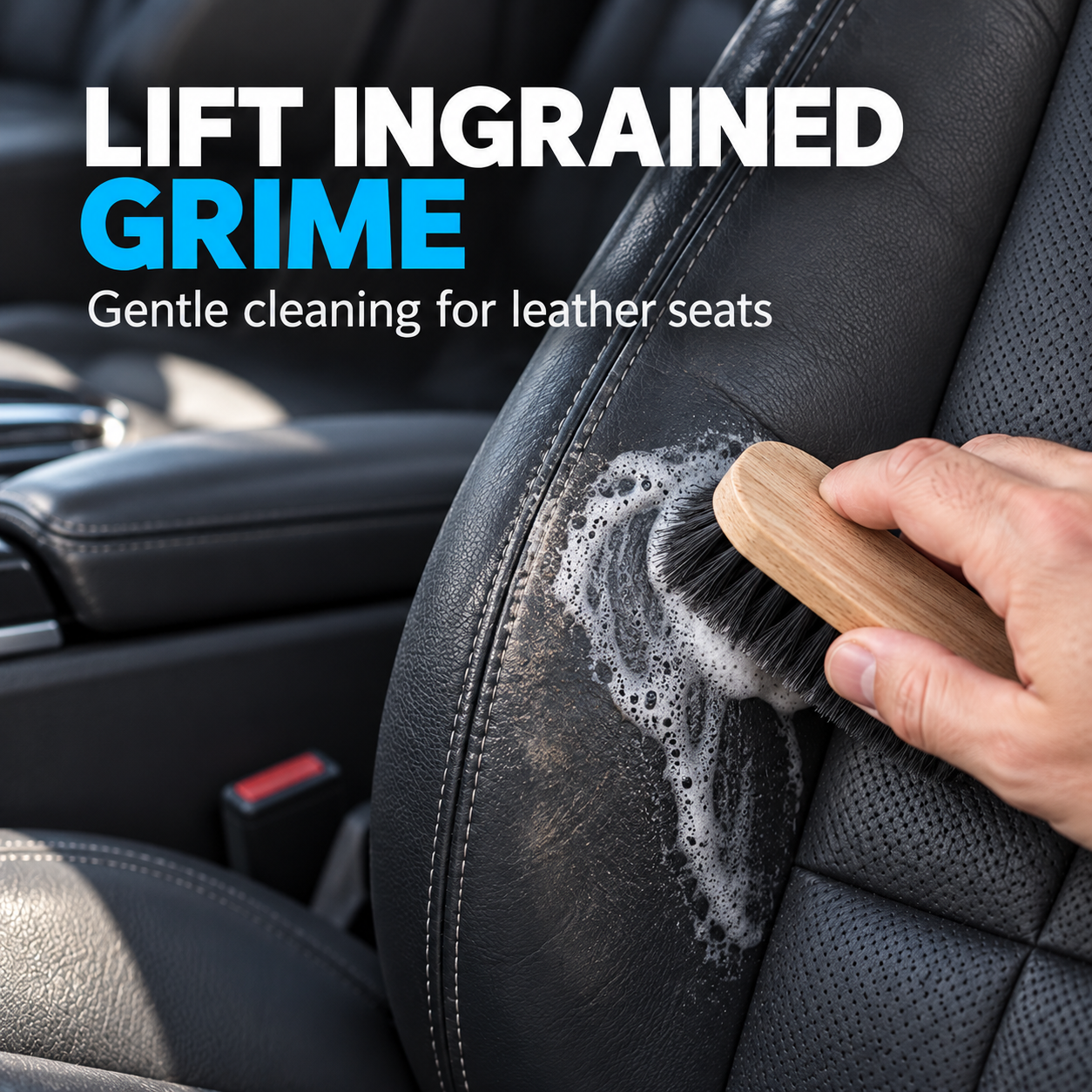 Garage Therapy /ONE: Leather Cleaner 200ml — What does cleaning look like?