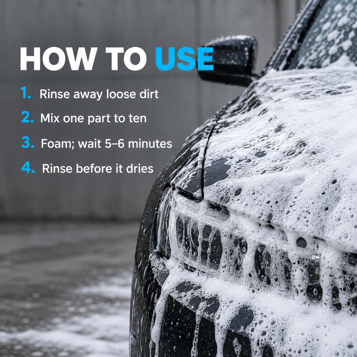 Garage Therapy /ONE: Snow Foam V3 — How do I use it?