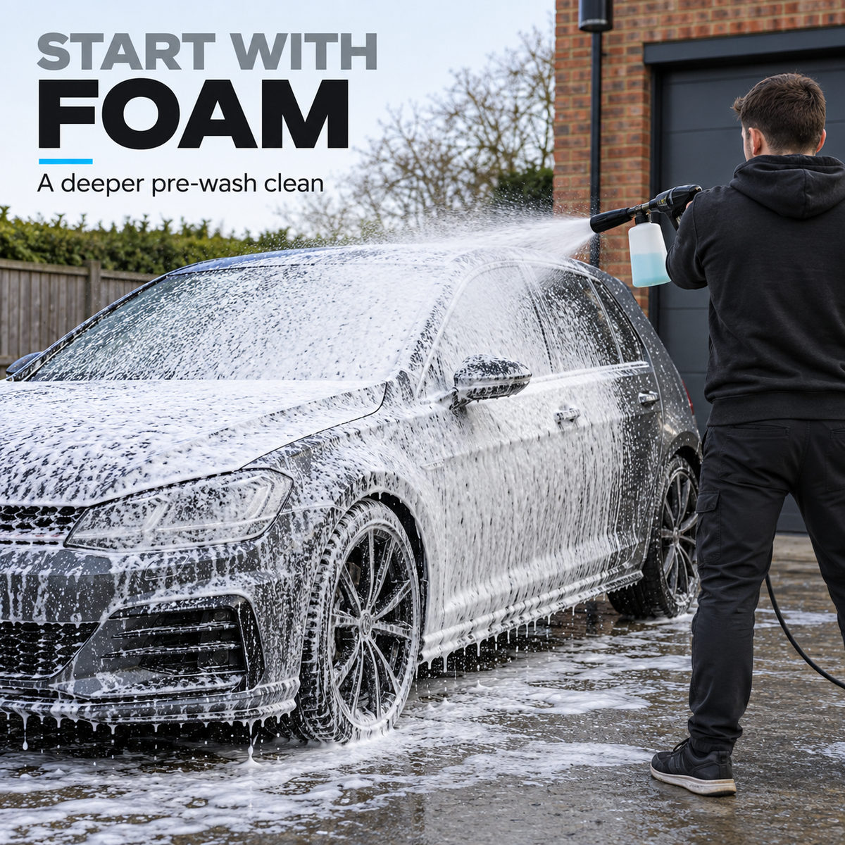 Garage Therapy /ONE: Snow Foam V3 — What does application look like?