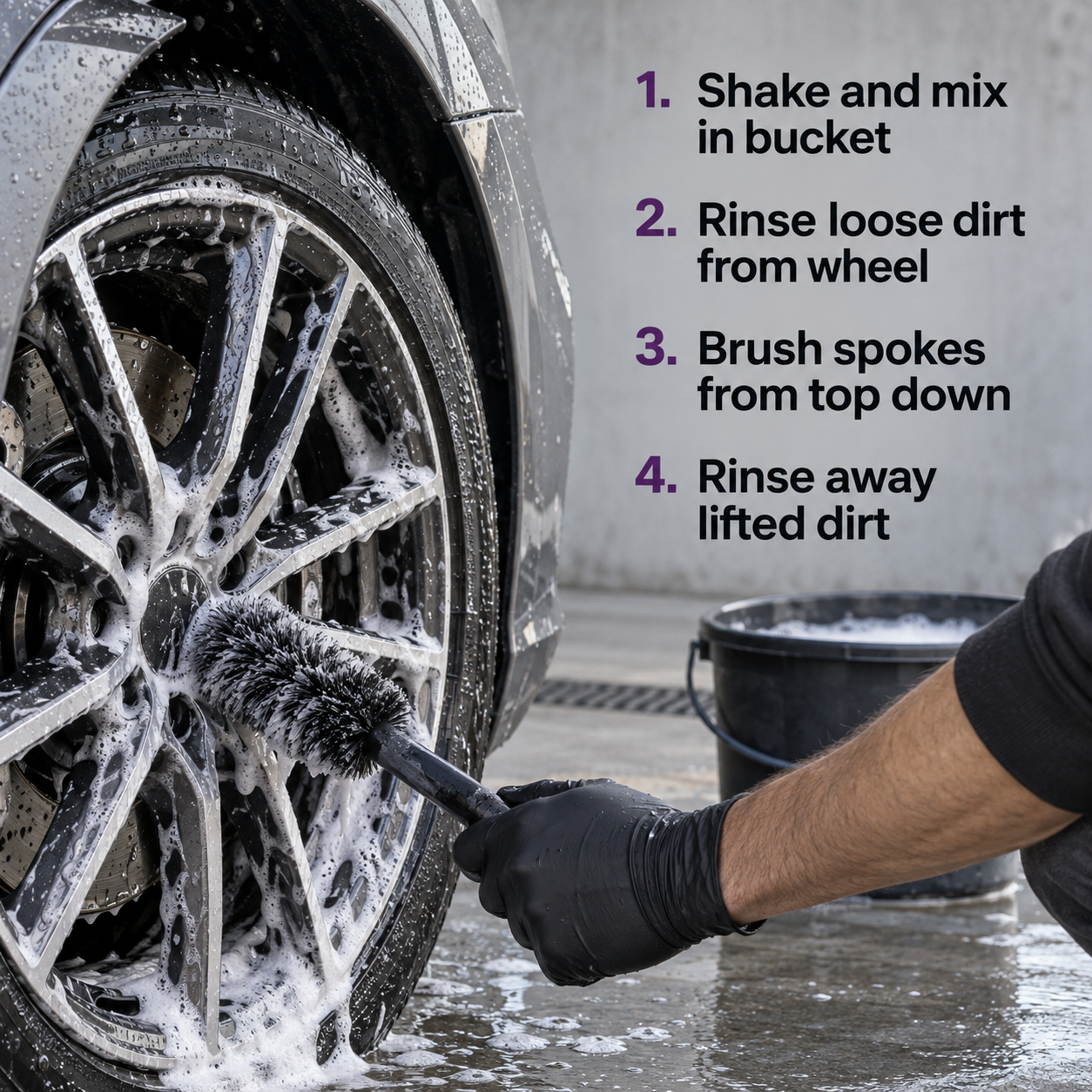 Garage Therapy /ONE: Wheel Shampoo V2 — How do I wash a wheel?