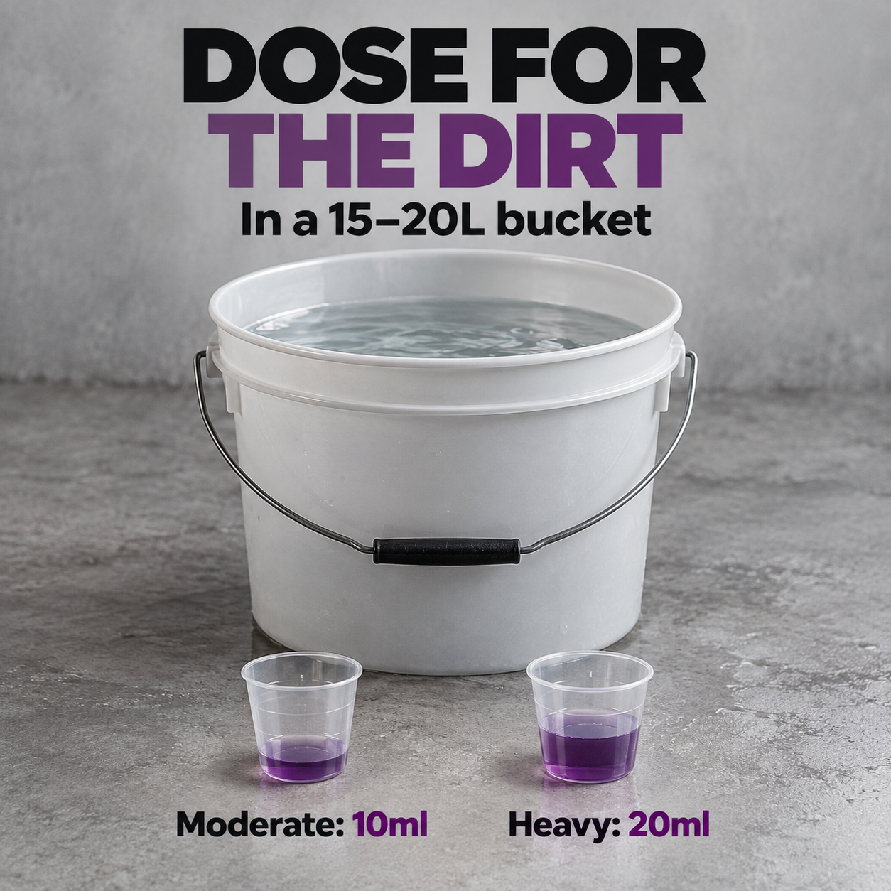 Garage Therapy /ONE: Wheel Shampoo V2 — How much goes in the bucket?