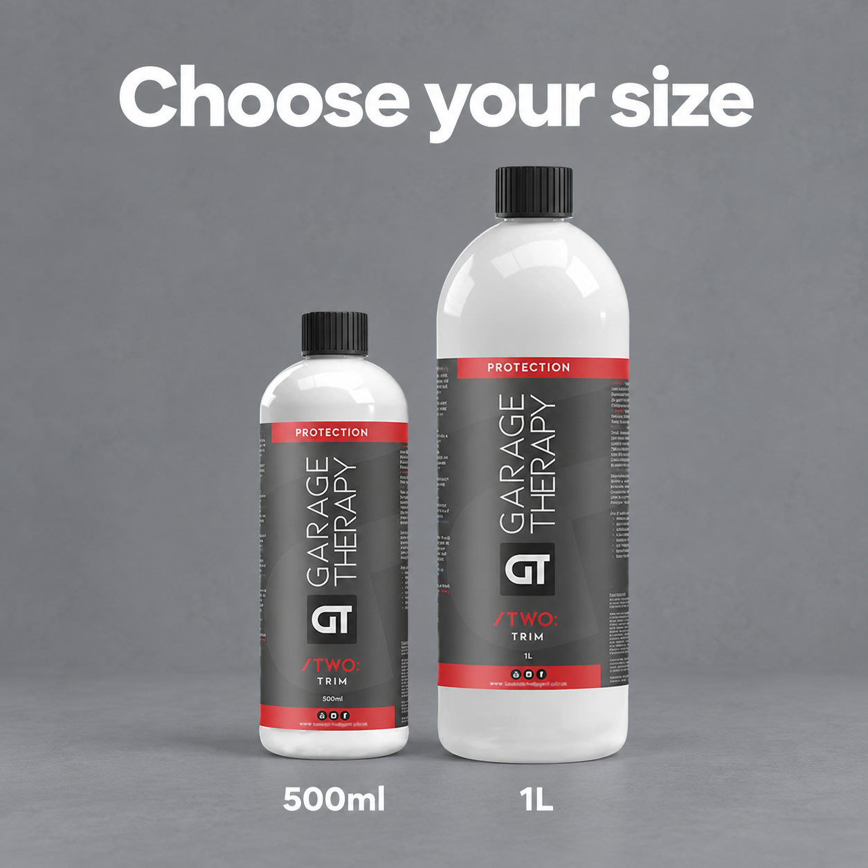 Garage Therapy /TWO: TRIM — Which bottle should I choose?