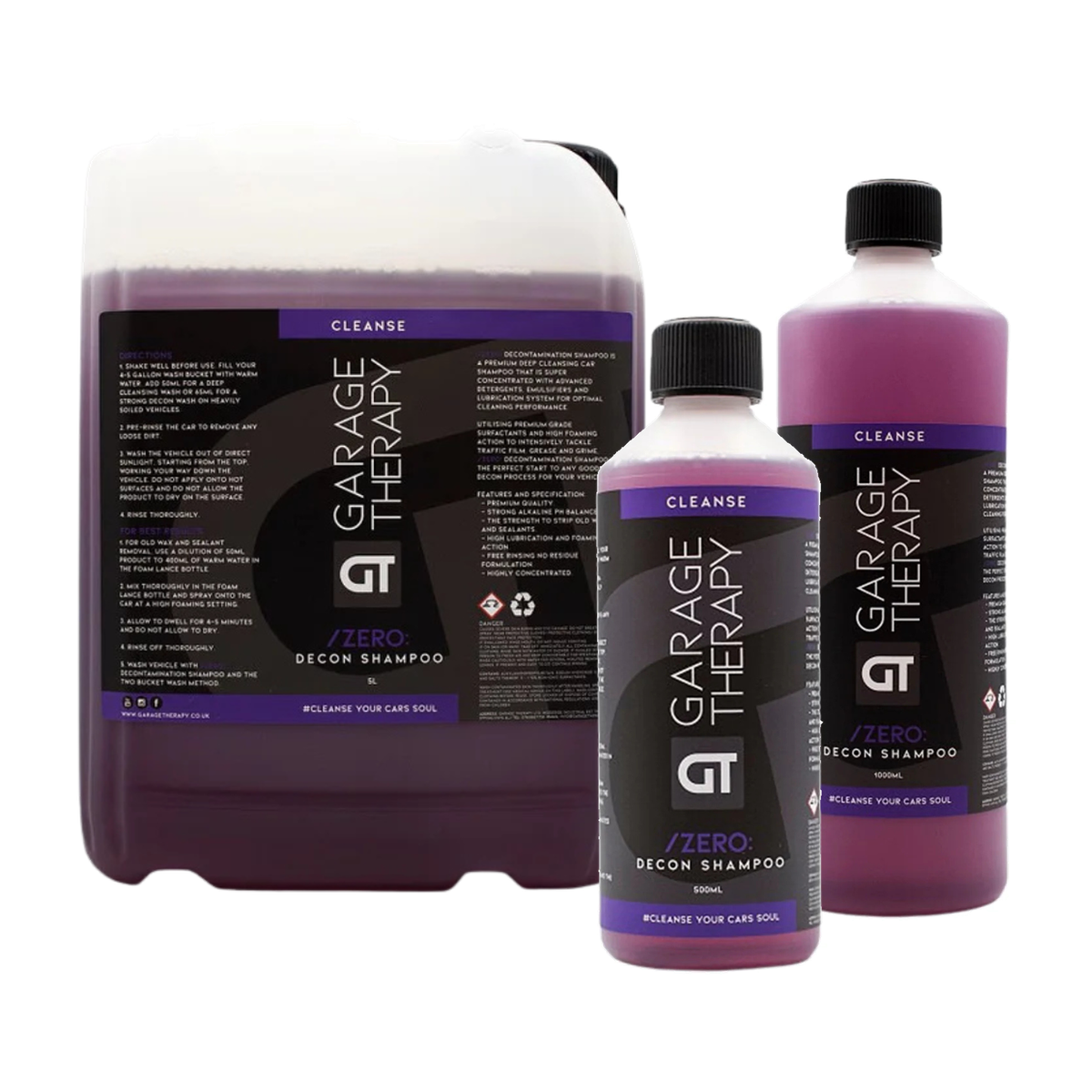 Garage Therapy /ZERO: Decon Shampoo — What am I buying?
