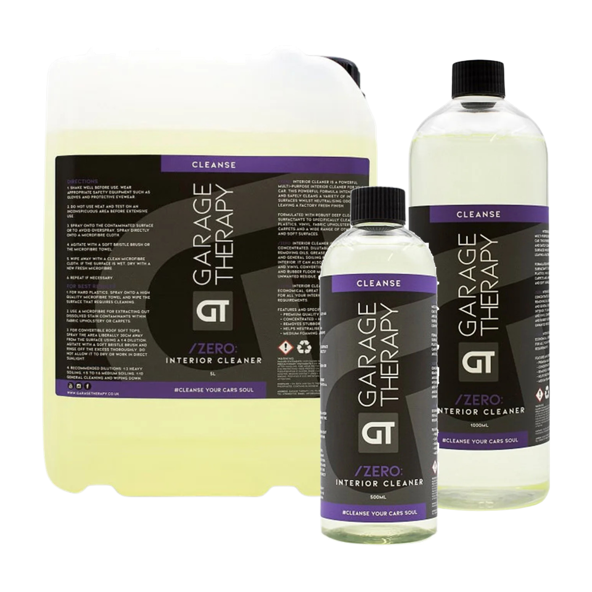 Garage Therapy /ZERO: Interior Cleaner — What am I buying?