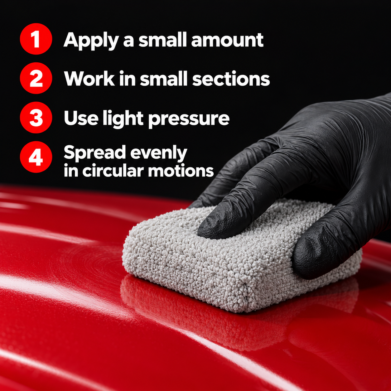 Gtechniq AP5 Microfibre Applicator Pad — How do I apply products?