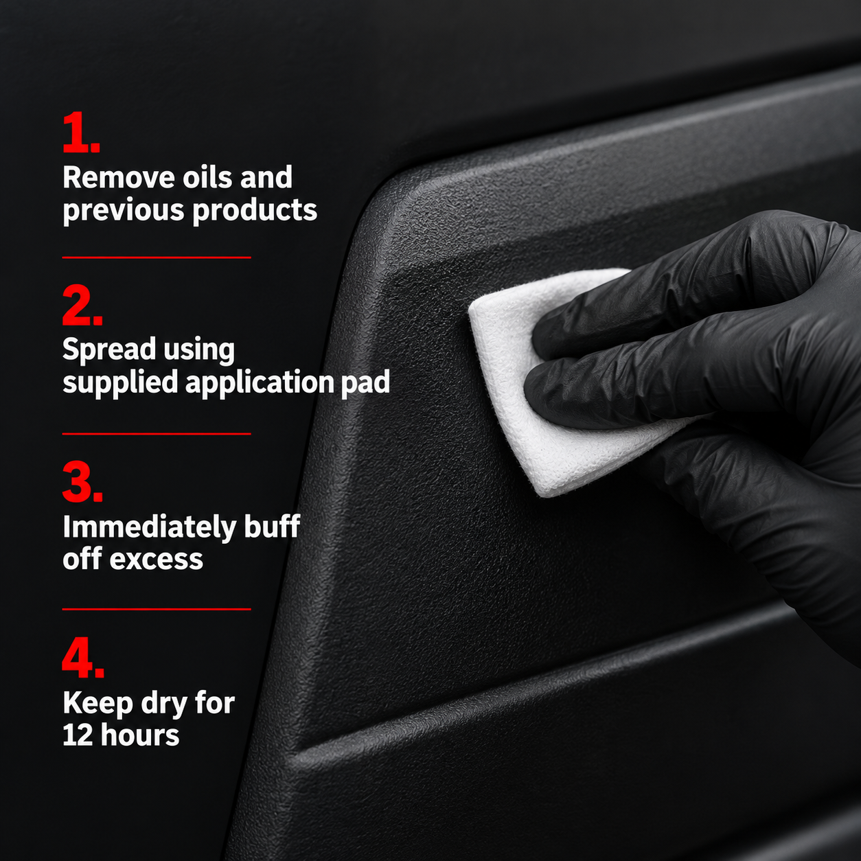 Gtechniq C4 Permanent Trim Restorer — How do I apply it?