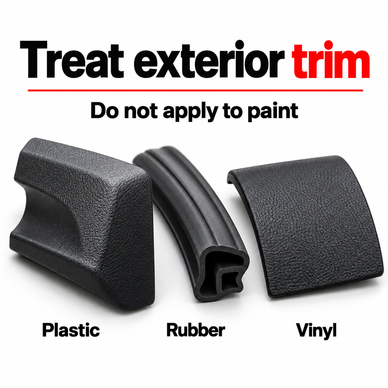 Gtechniq C4 Permanent Trim Restorer — Which surfaces can I treat?