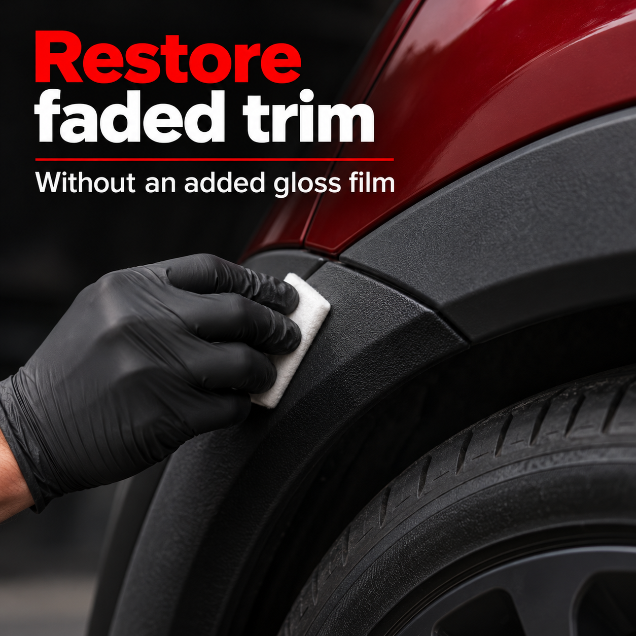 Gtechniq C4 Permanent Trim Restorer — What finish can I expect?