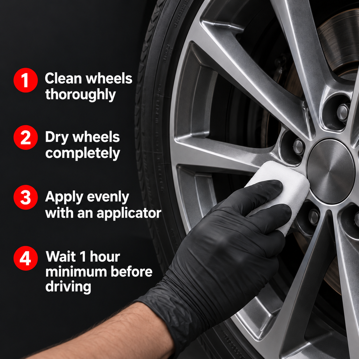 Gtechniq C5 Wheel Armour 30ml — How do I apply it?